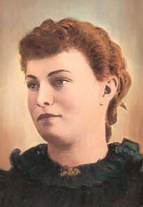 Helena Blickfelt Anderson as a young woman in Wisconsin