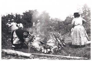 stirring the fires c1930s Elwell Knapp women