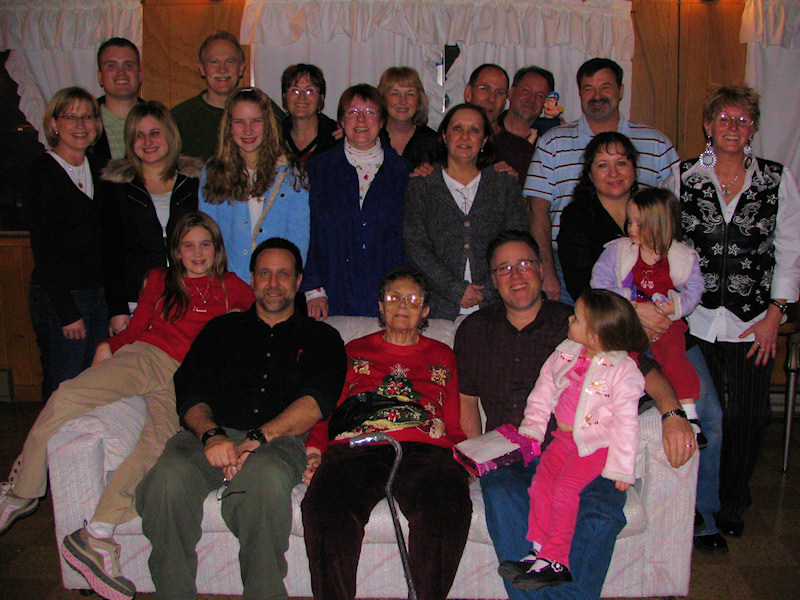 Christmas 2006, DesRochers Family with many generations
