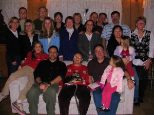 Christmas 2006 with June DesRochers and family