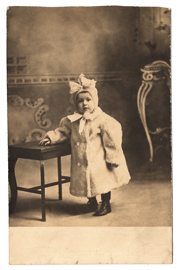 Howard W. West as a child in Portland, Oregon, circa 1907 - from Howard W. West Photo Album.