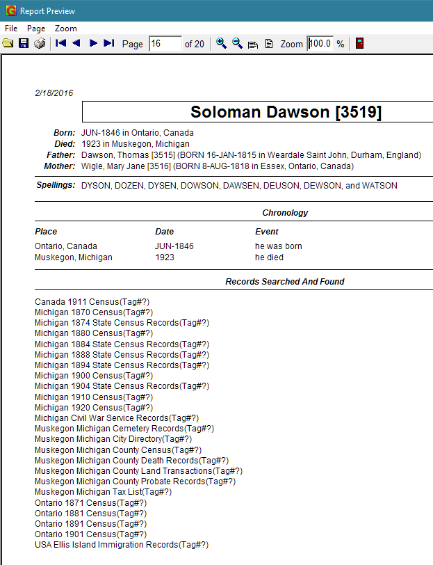 Gensmarts - To Do List Preview Example - Soloman Dawson.